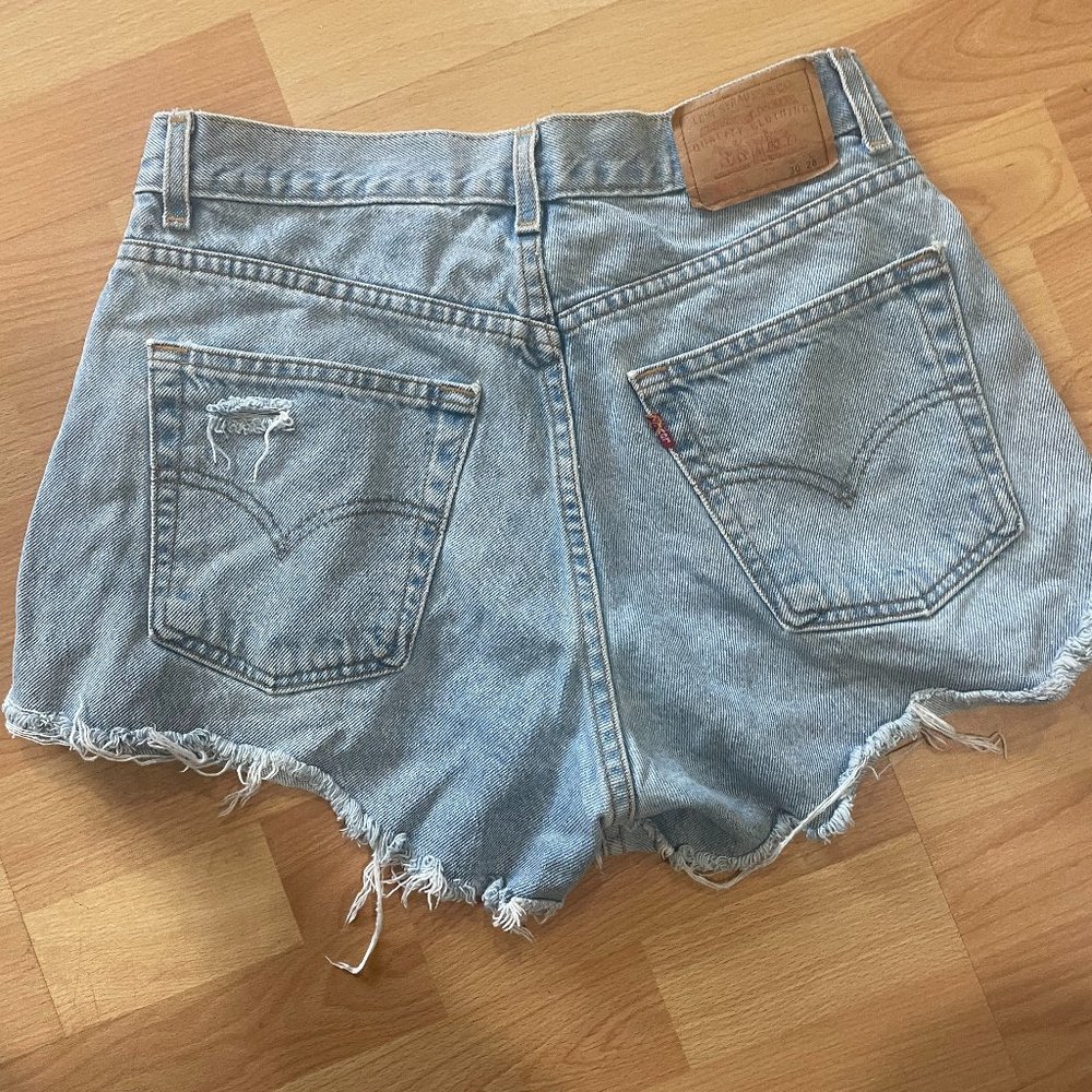 Levi's 30 x 28 Ripped jean Shorts
